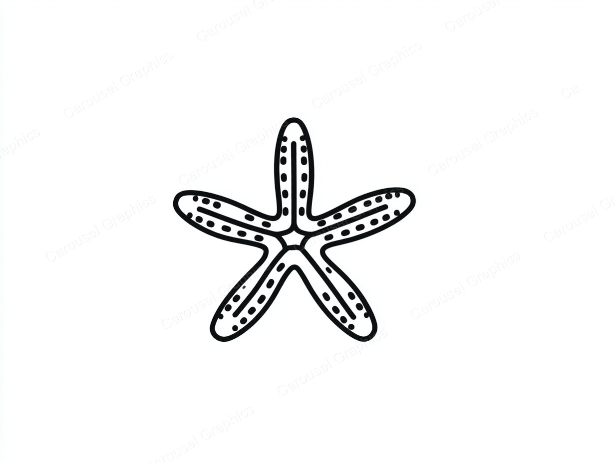 Starfish Vector Graphic preview