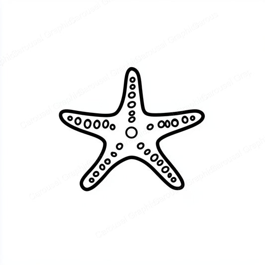 Starfish Vector Graphic preview