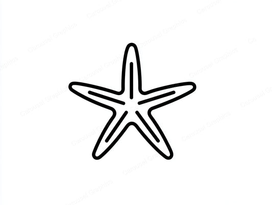 Starfish Vector Graphic preview