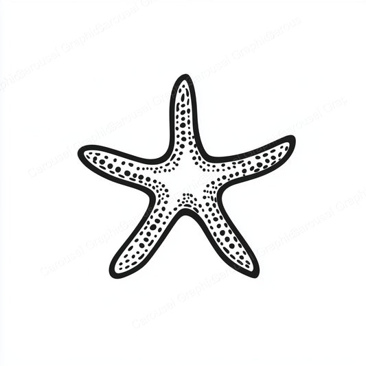 Starfish Vector Graphic preview