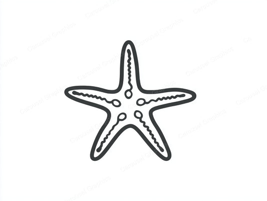 Starfish Vector Graphic preview