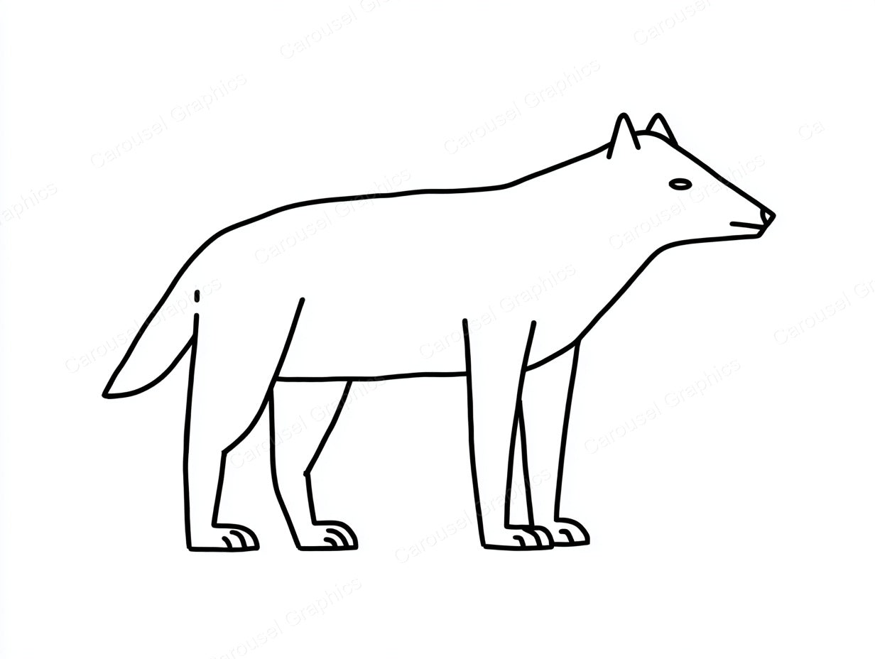 Wolf Vector Graphic preview