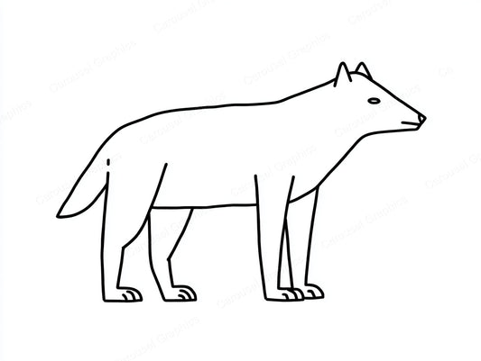 Wolf Vector Graphic preview