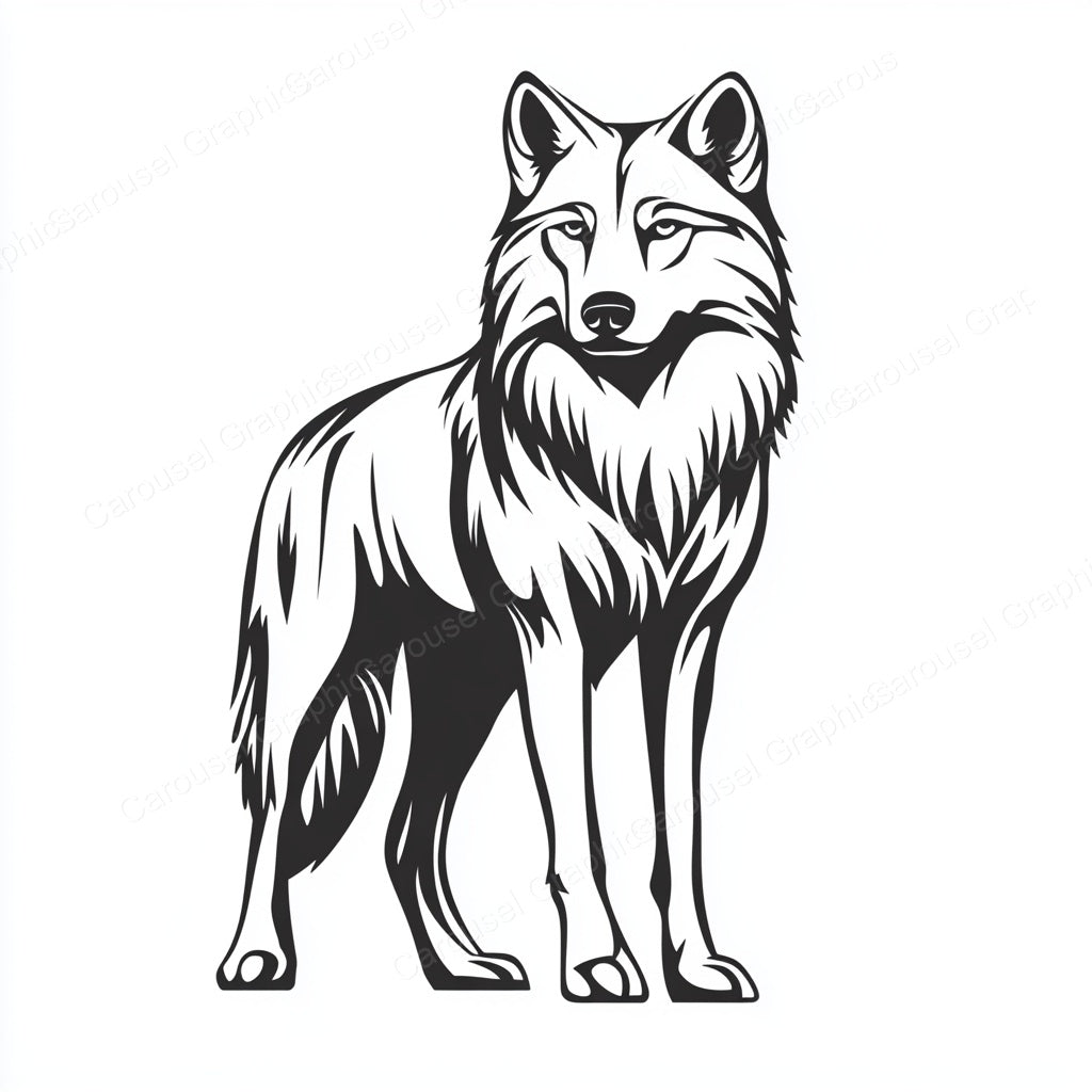 Wolf Vector Graphic preview