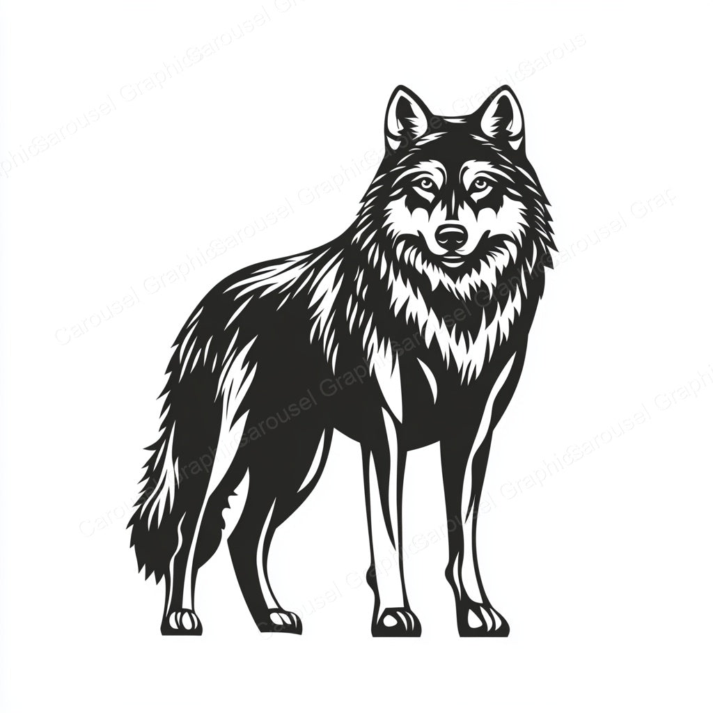 Wolf Vector Graphic preview