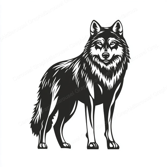 Wolf Vector Graphic preview
