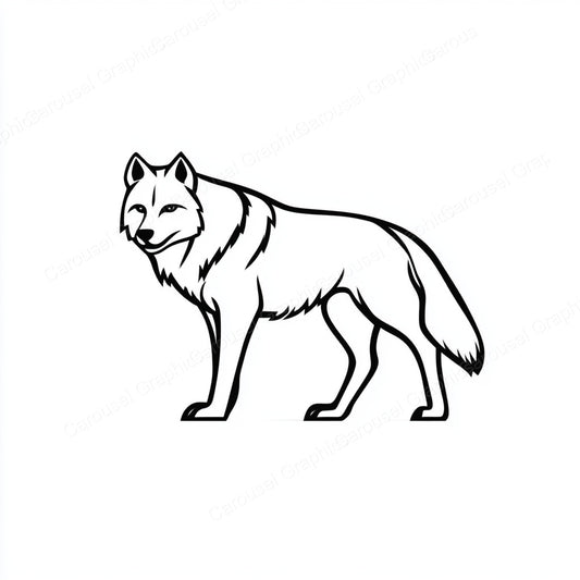 Wolf Vector Graphic preview