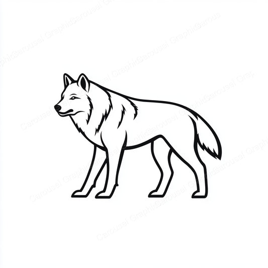 Wolf Vector Graphic preview