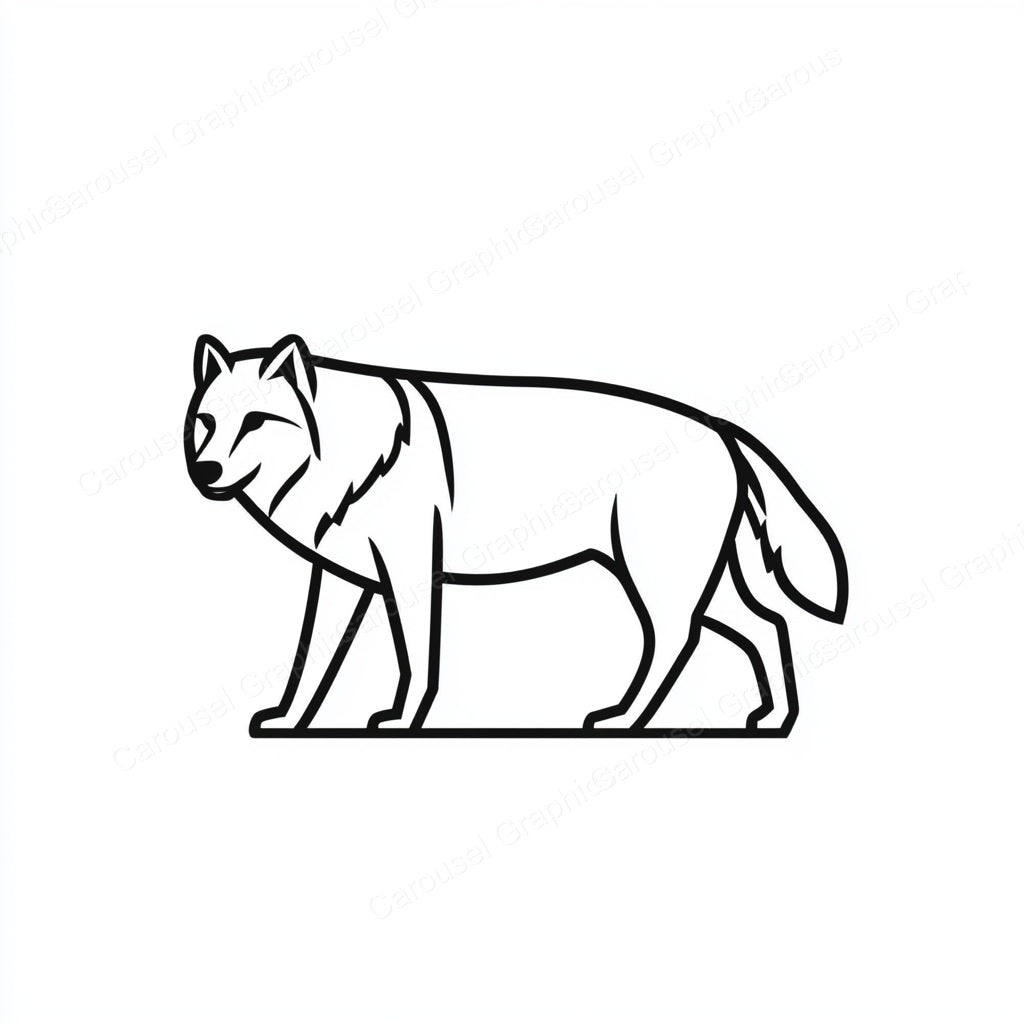 Wolf Vector Graphic preview