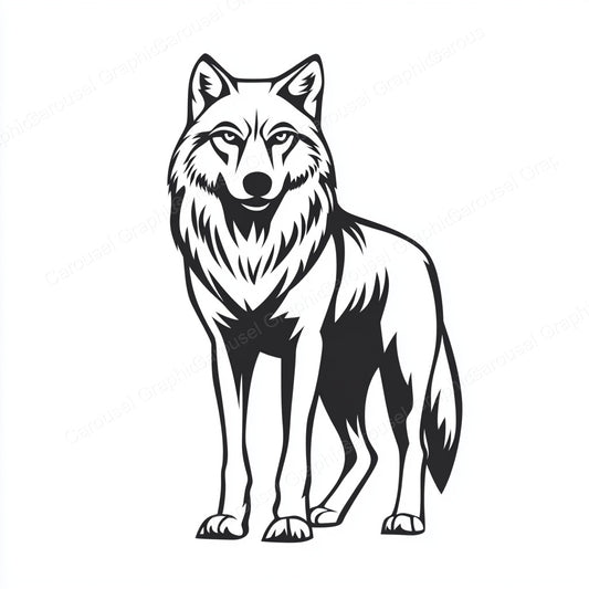 Wolf Vector Graphic preview