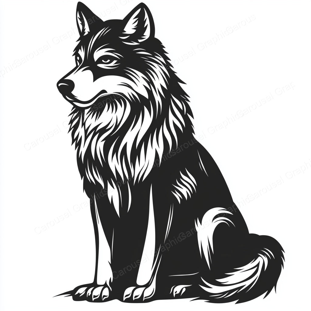 Wolf Vector Graphic preview