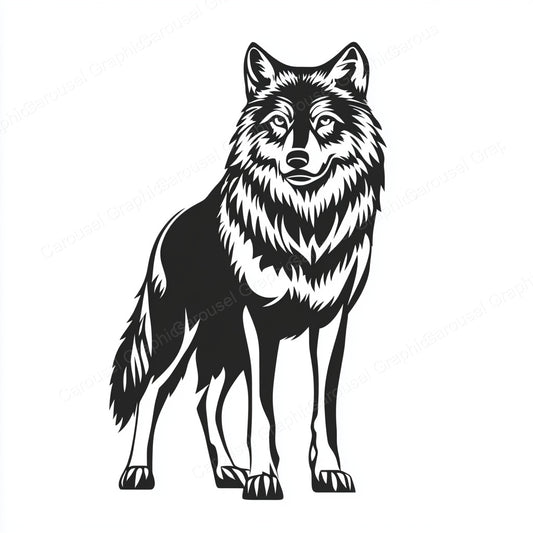 Wolf Vector Graphic preview