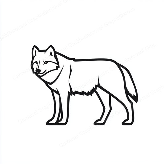 Wolf Vector Graphic preview