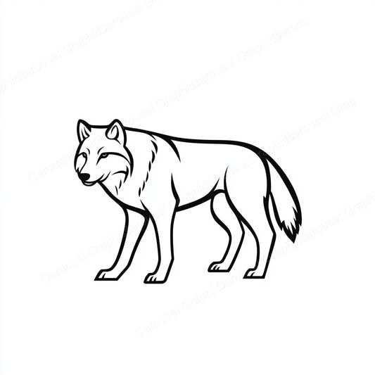 Wolf Vector Graphic preview