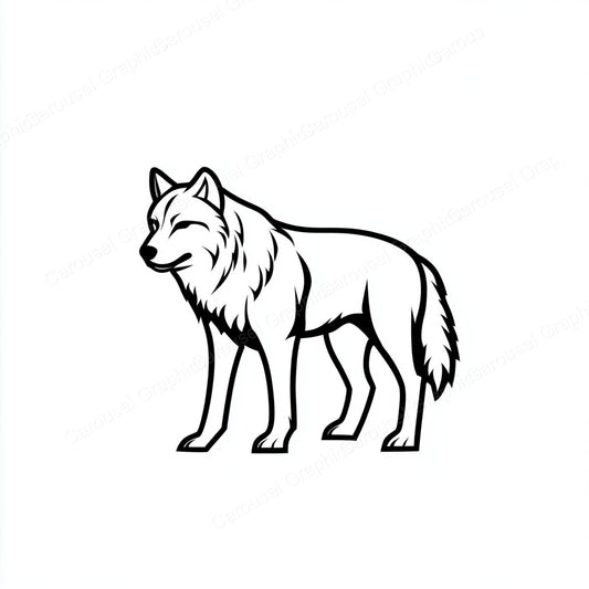 Wolf Vector Graphic preview