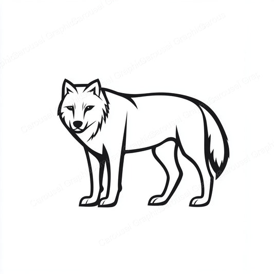 Wolf Vector Graphic preview