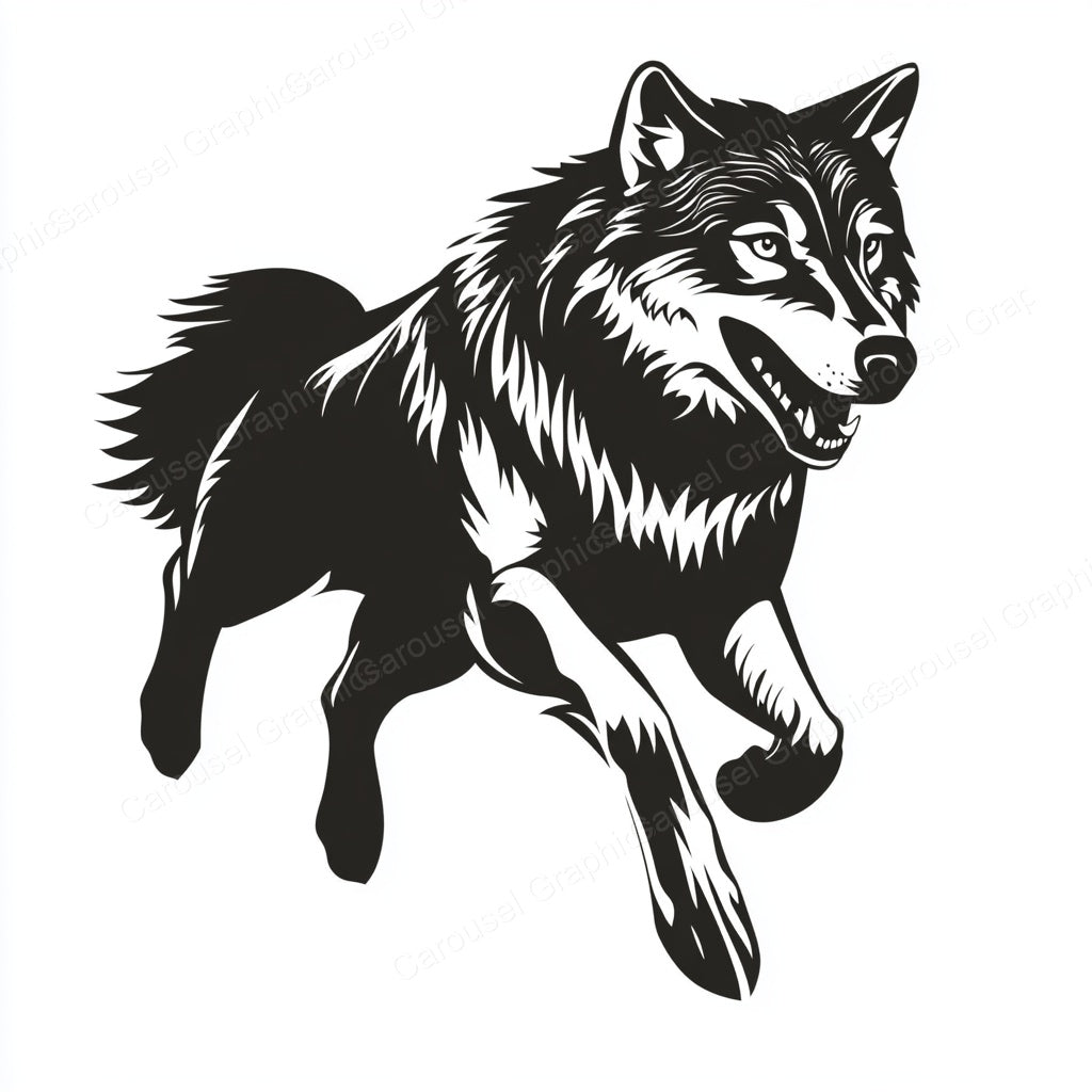Wolf Vector Graphic preview