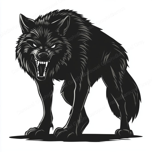 Wolf Vector Graphic preview