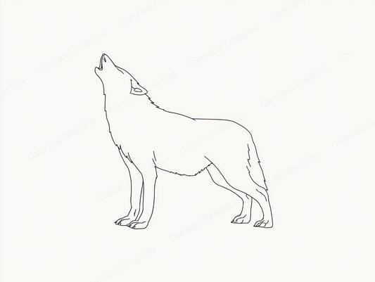 Wolf Vector Graphic preview
