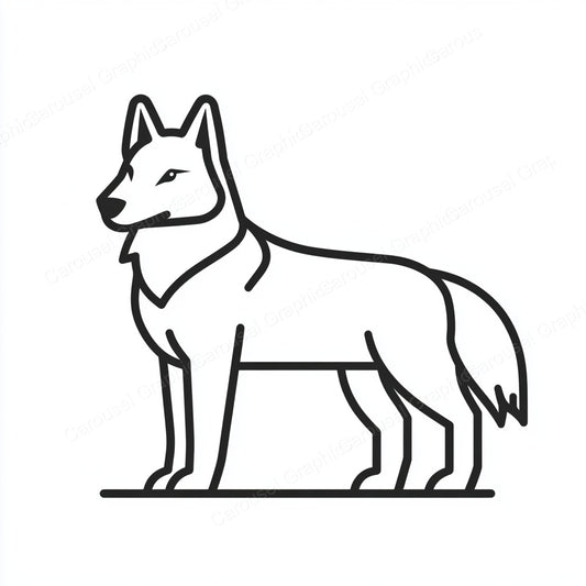 Wolf Vector Graphic preview