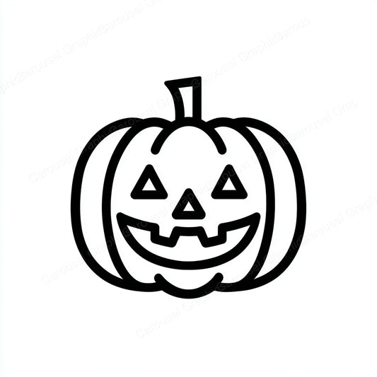 Jack-O-Lantern Vector Graphic preview