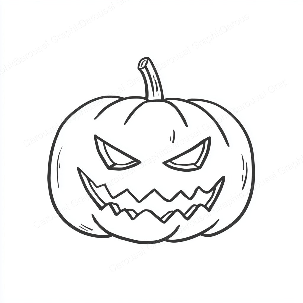 Jack-O-Lantern Vector Graphic preview