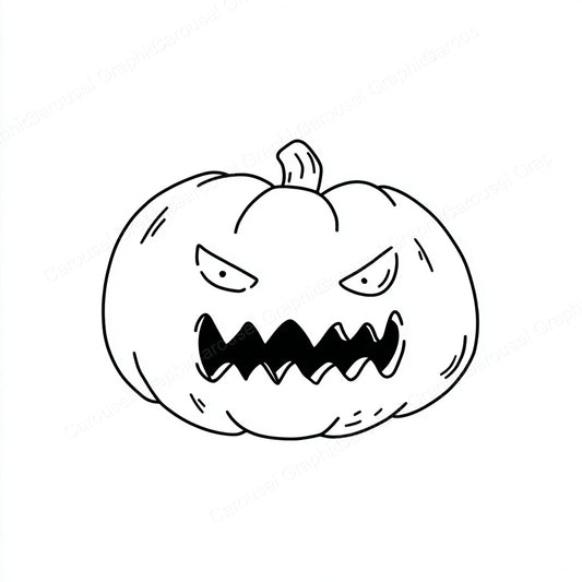 Jack-O-Lantern Vector Graphic preview