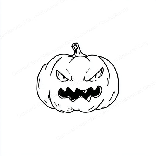 Jack-O-Lantern Vector Graphic preview