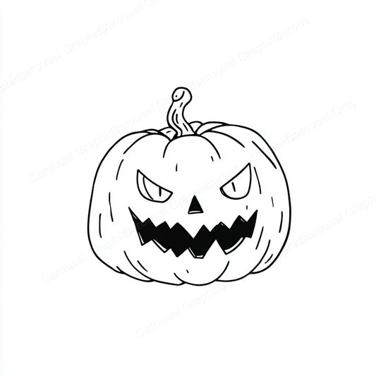 Jack-O-Lantern Vector Graphic preview