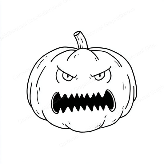 Jack-O-Lantern Vector Graphic preview