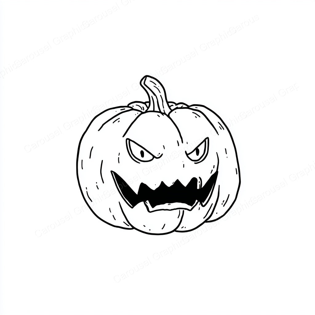 Jack-O-Lantern Vector Graphic preview