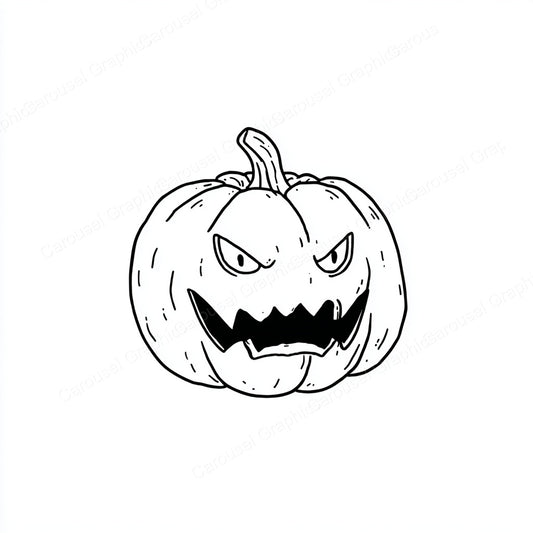 Jack-O-Lantern Vector Graphic preview