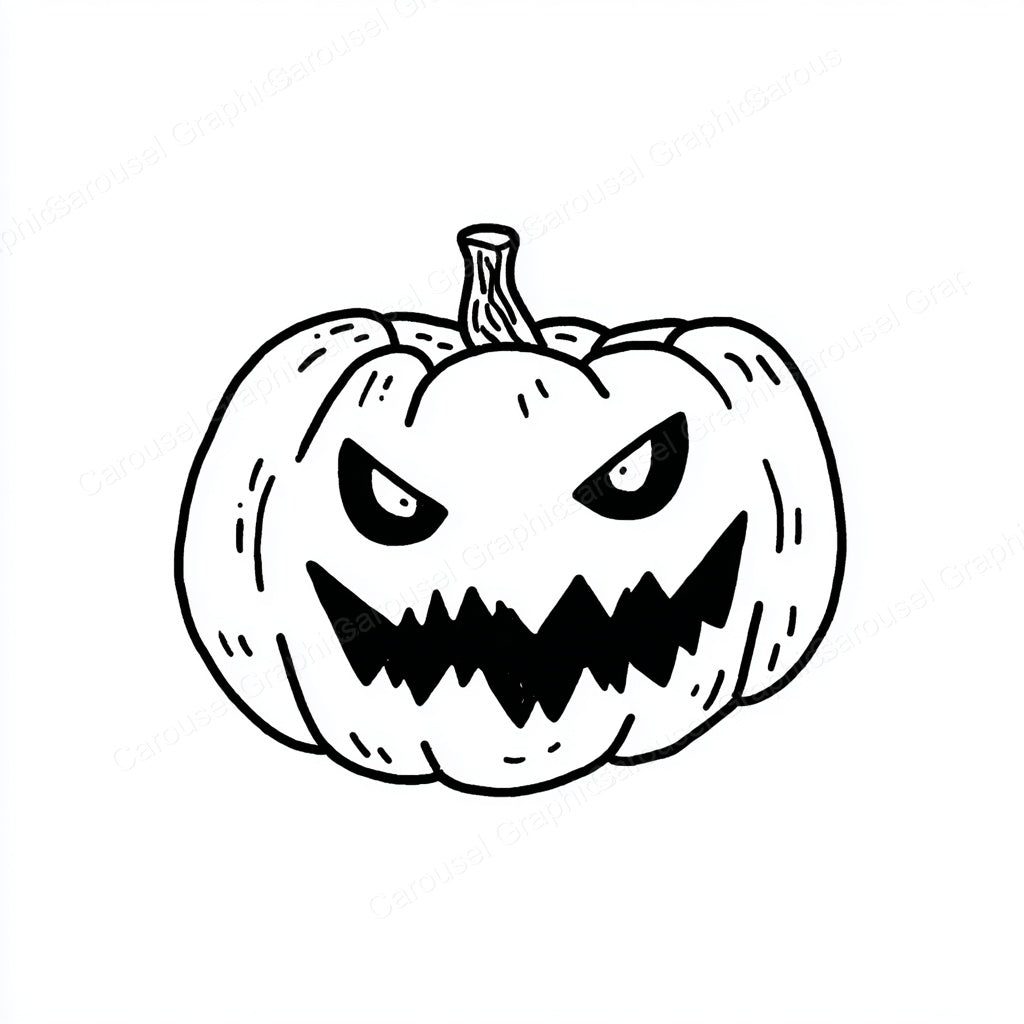 Jack-O-Lantern Vector Graphic preview