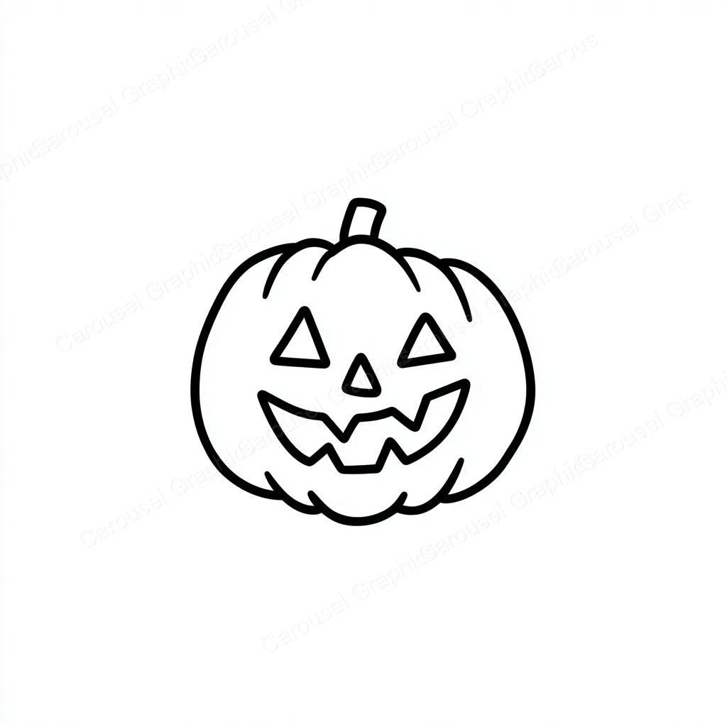 Jack-O-Lantern Vector Graphic preview