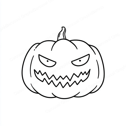 Jack-O-Lantern Vector Graphic preview