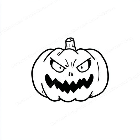 Jack-O-Lantern Vector Graphic preview