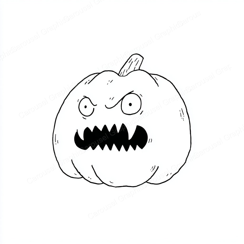 Jack-O-Lantern Vector Graphic preview
