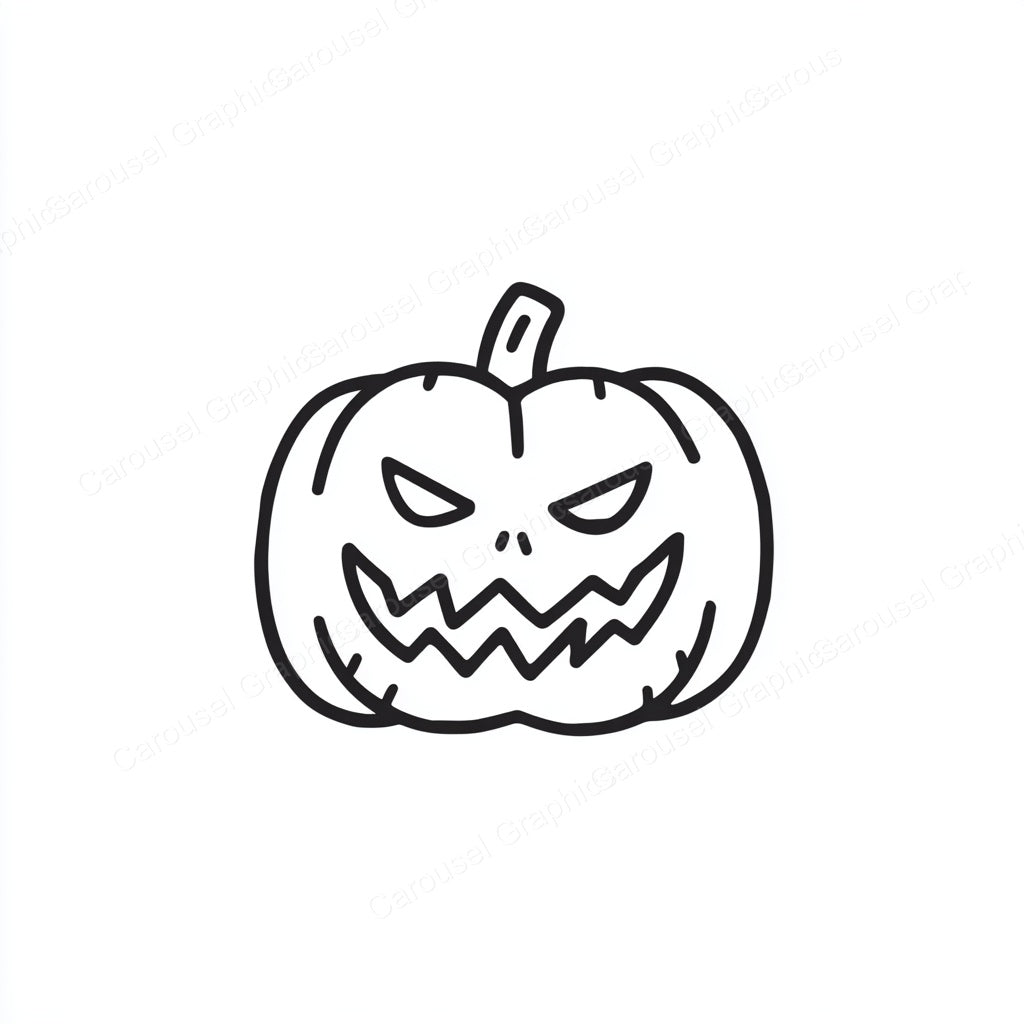 Jack-O-Lantern Vector Graphic preview