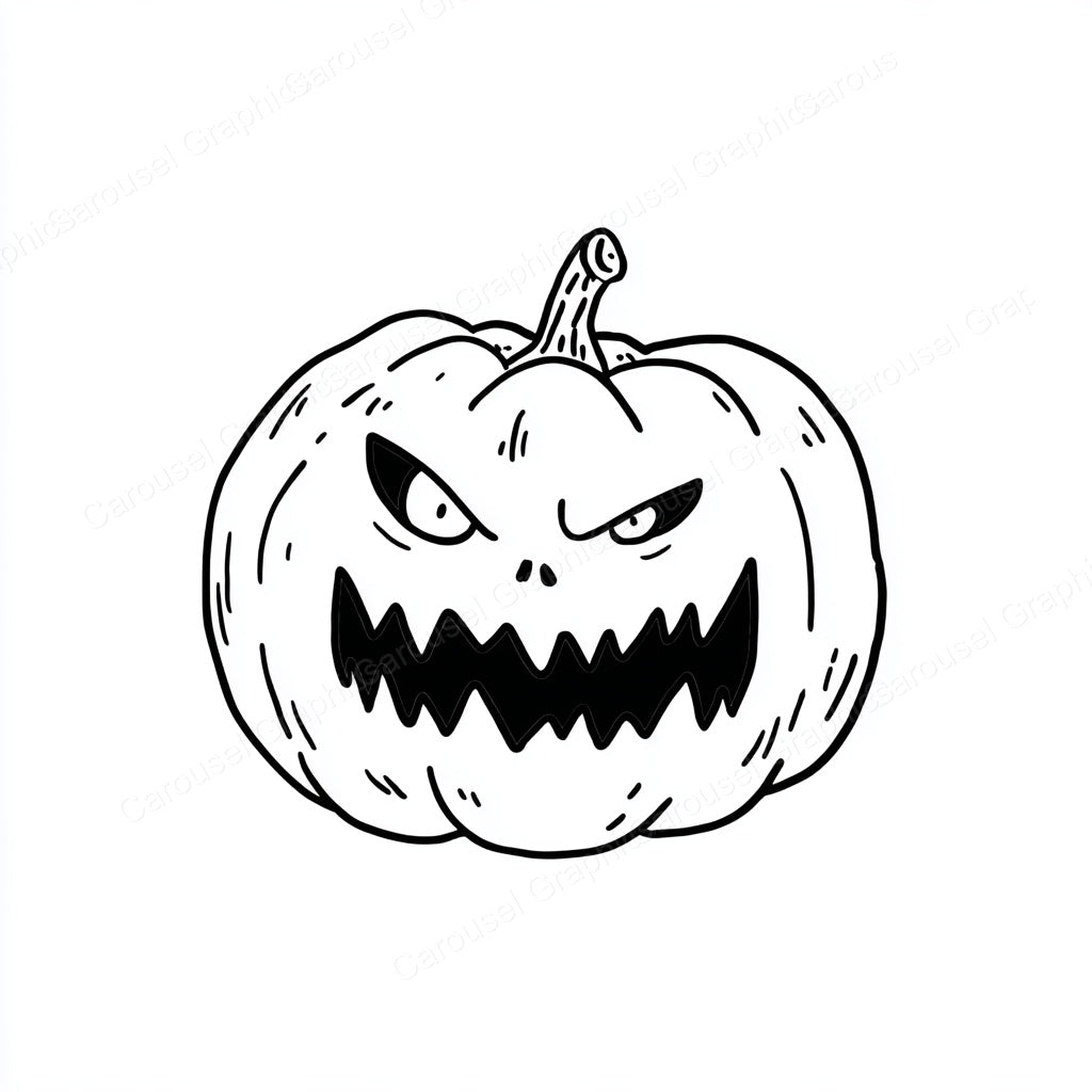 Jack-O-Lantern Vector Graphic preview