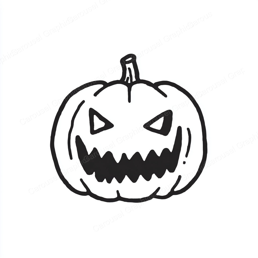 Jack-O-Lantern Vector Graphic preview