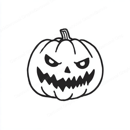 Jack-O-Lantern Vector Graphic preview