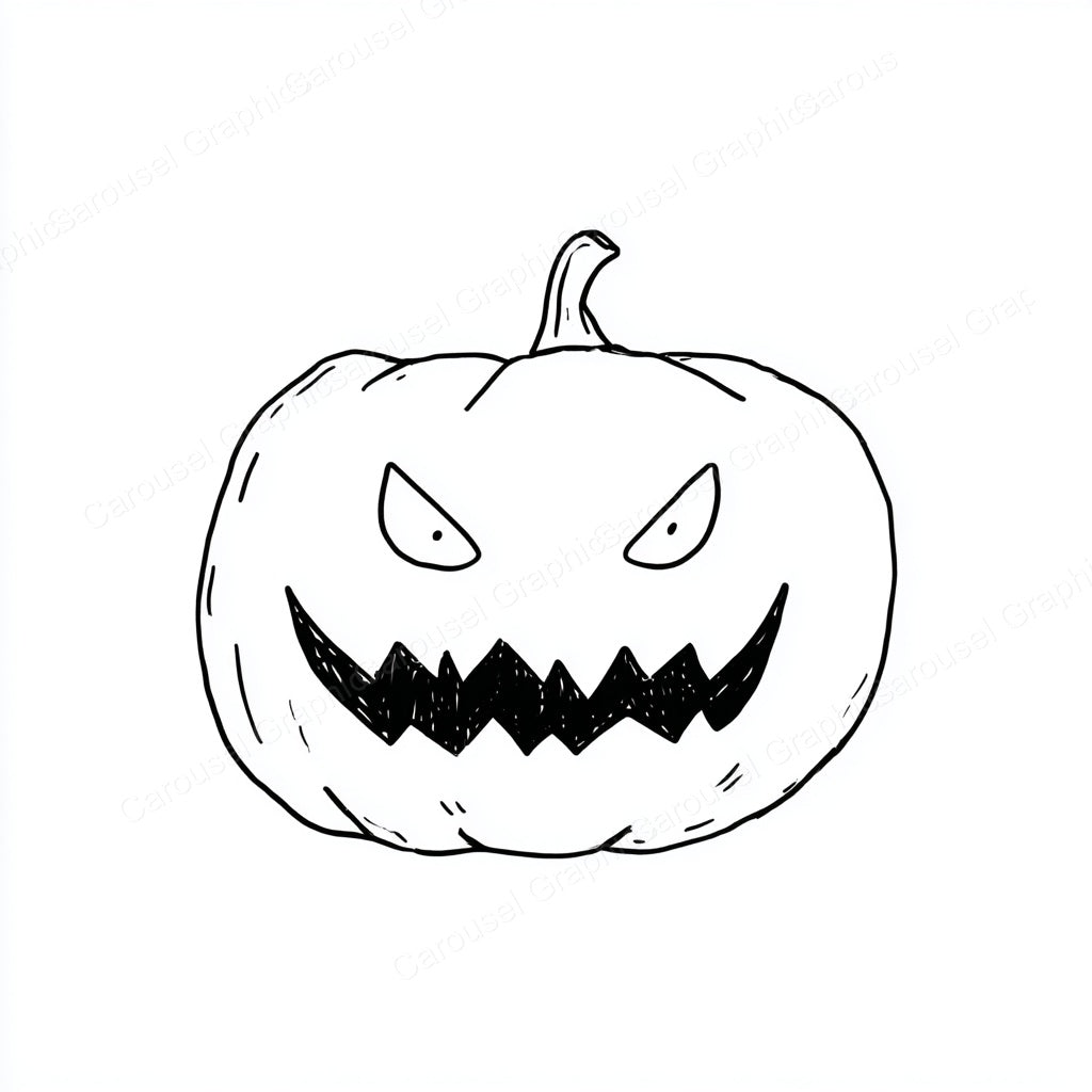 Jack-O-Lantern Vector Graphic preview