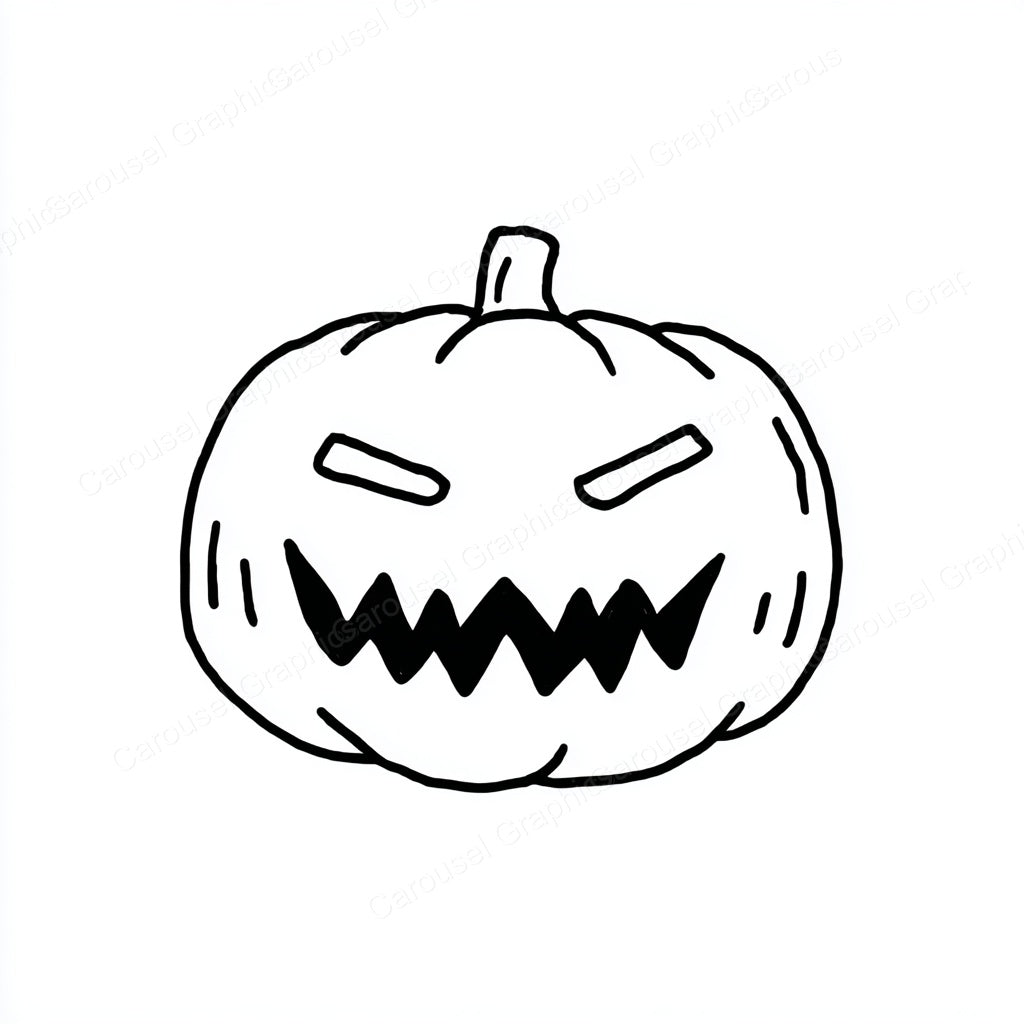 Jack-O-Lantern Vector Graphic preview