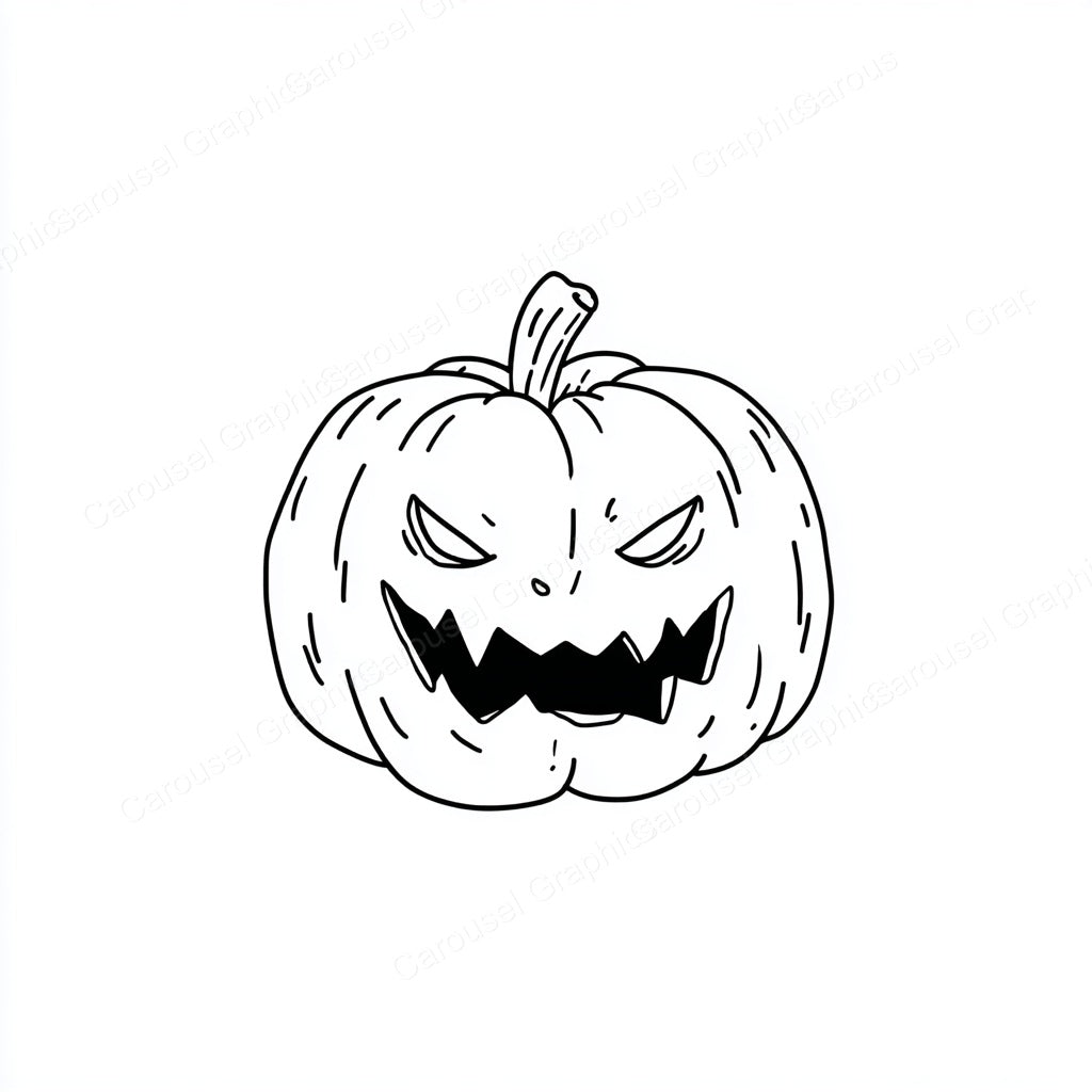 Jack-O-Lantern Vector Graphic preview