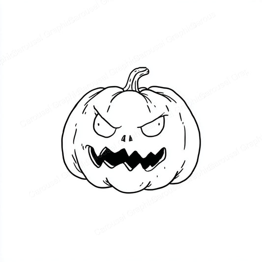 Jack-O-Lantern Vector Graphic preview