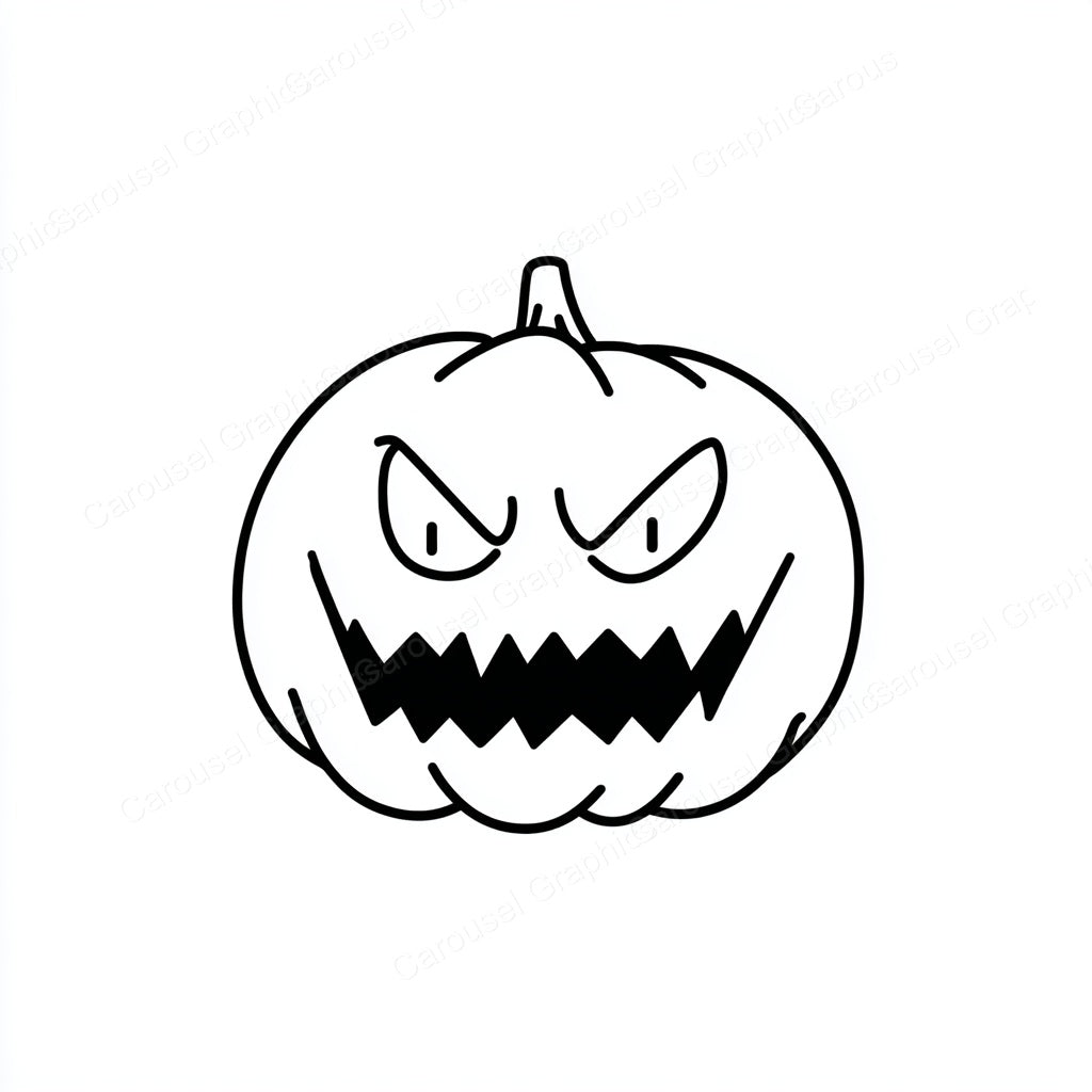 Jack-O-Lantern Vector Graphic preview