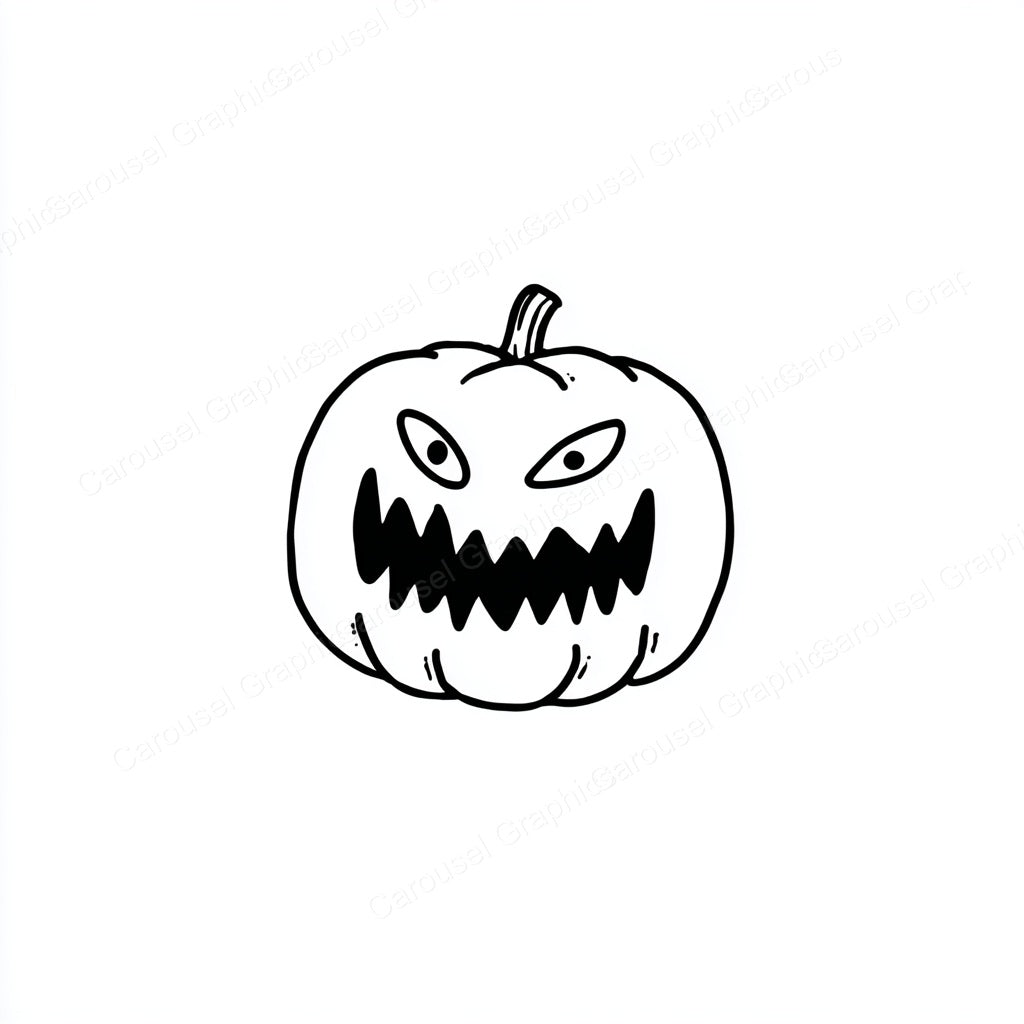 Jack-O-Lantern Vector Graphic preview