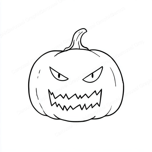 Jack-O-Lantern Vector Graphic preview