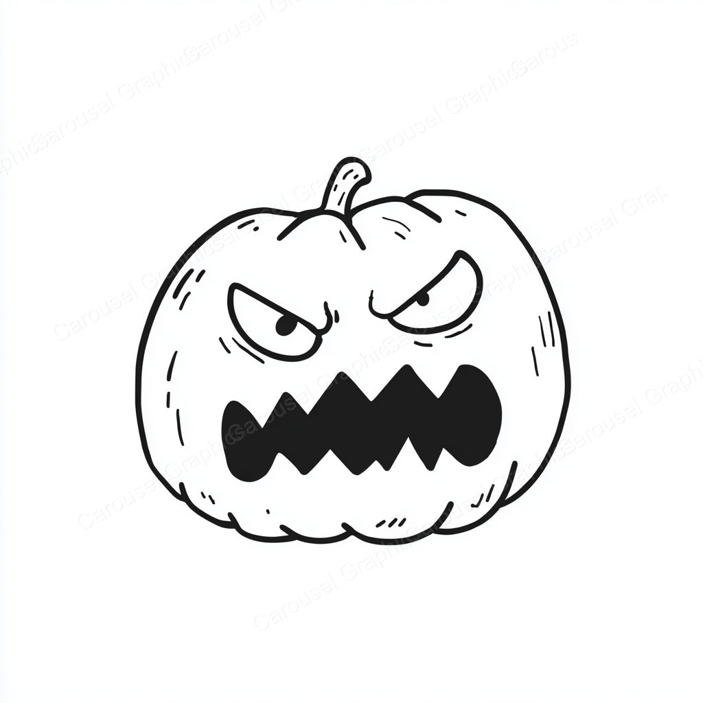 Jack-O-Lantern Vector Graphic preview