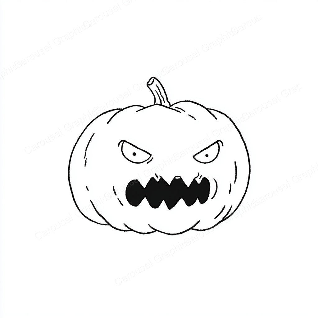 Jack-O-Lantern Vector Graphic preview